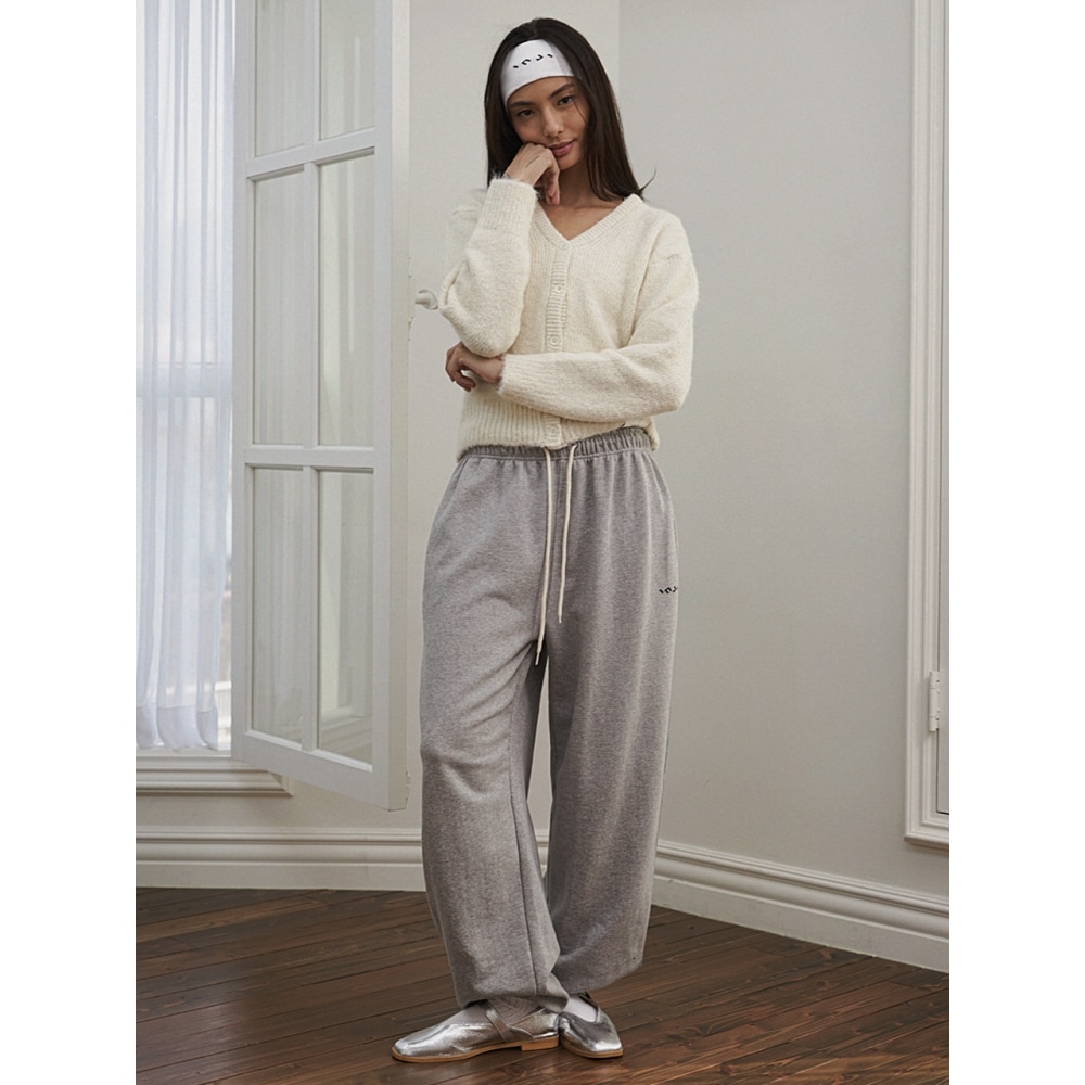 INJIACTIVE ワイドジョガーパンツグレー