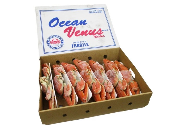 北海道産 冷凍 =ボイルオオズワイガニ= 6-8杯前後 約4kg 姿 ズワイ蟹