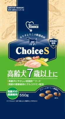 【6個セット】アース・ペット ファーストチョイス Choice S 高齢犬 7歳以上に 550g