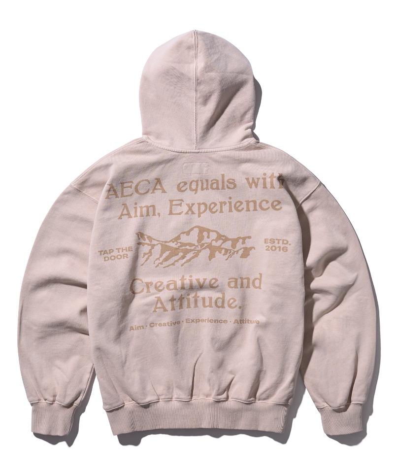 【AECA WHITE】 AECA MOUNTAIN HOODIE SWEAT : WASHED CREAM 12,012円
