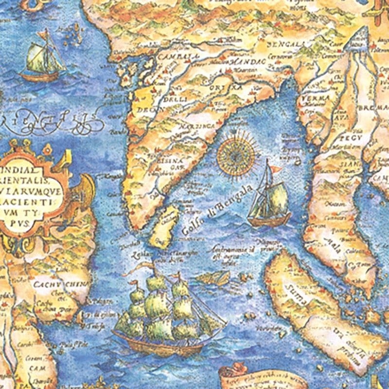 （まとめ買い）シモジマ HEIKO 包装紙 ファンシー柄 半才 エデン 50枚 750x528mm ラッピング用品 002403020 [x3セット]