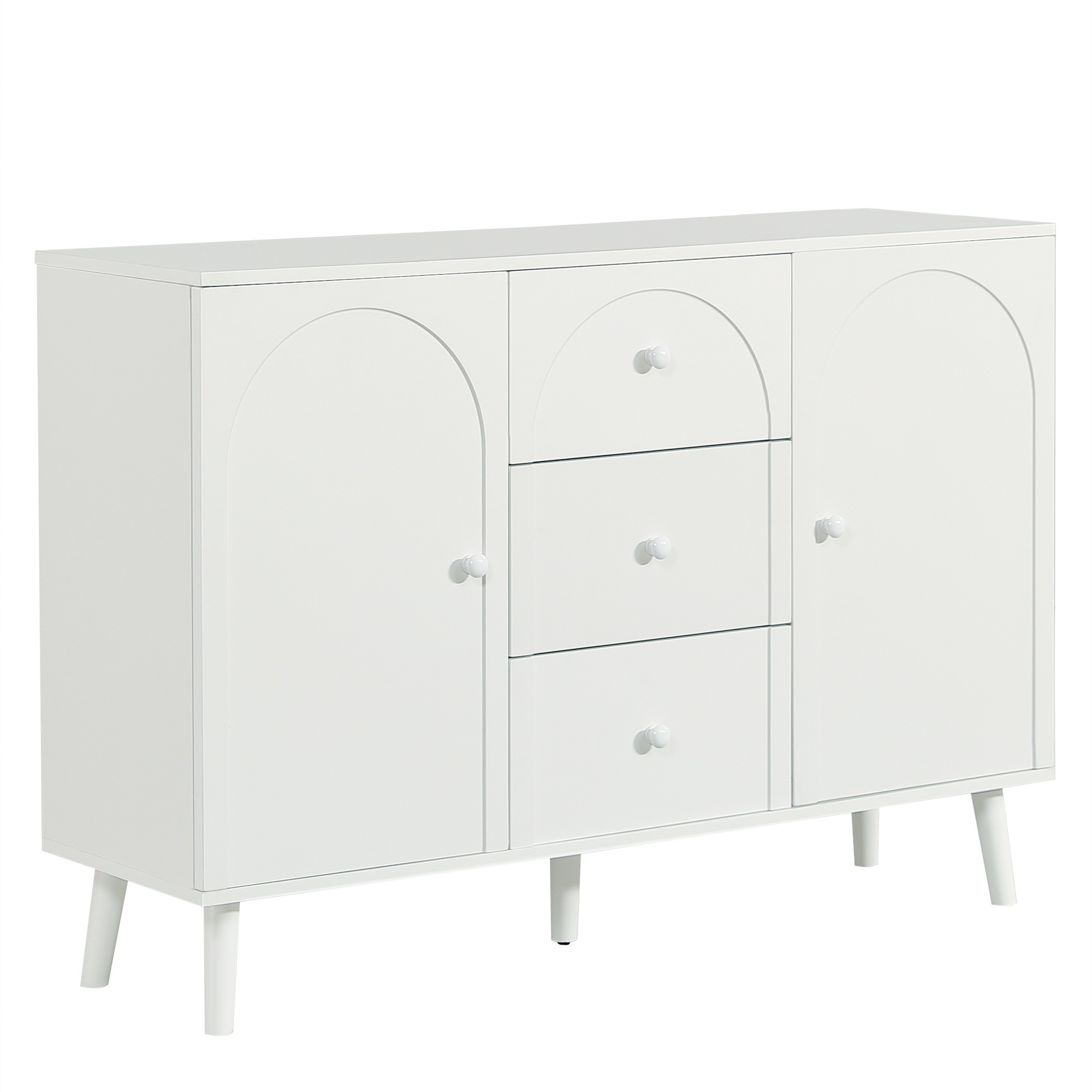 [国内発送 送.料無料]A119 キャビネット サイドボード チェスト 収納棚 リビング収納 35cm×118cm コンパクトサイドボード 引き出し リビングボード 洋服 タンス 収納 箪笥 おしゃれ