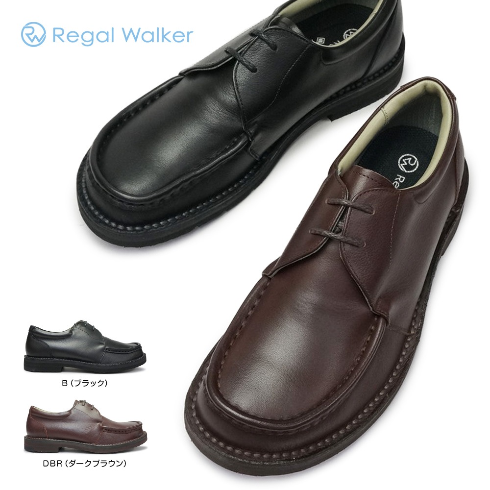 ウォーカー 防水 メンズ 320W レザー モカシン カジュアル 3E 2アイレット GORE-TEX 日本製