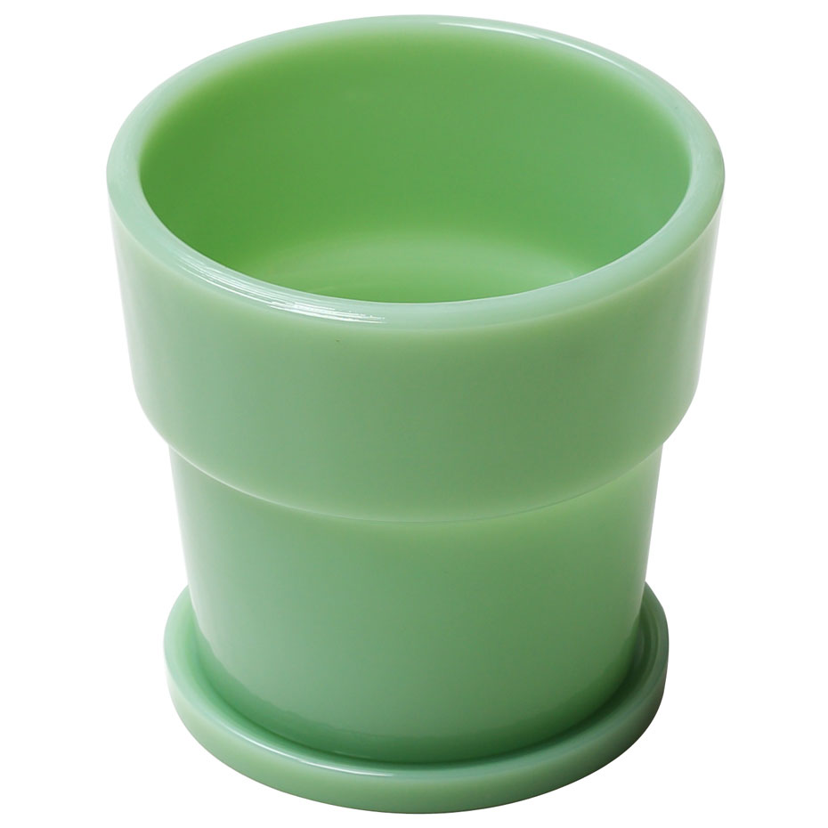 プランターポット イデアコ 鉢植え ミルクガラスプランターポット4 ideaco Milk Glass Planter Pot4 ジェード
