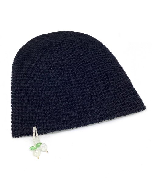 Drop Apple Beads Beanie [Black]