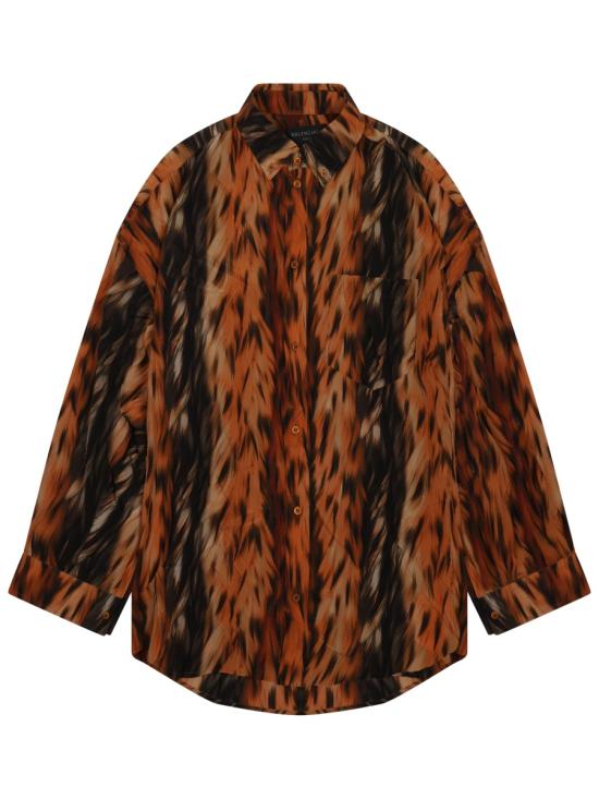 BALENCIAGA Women Shirts 814121 TRLD52135 BROWN
