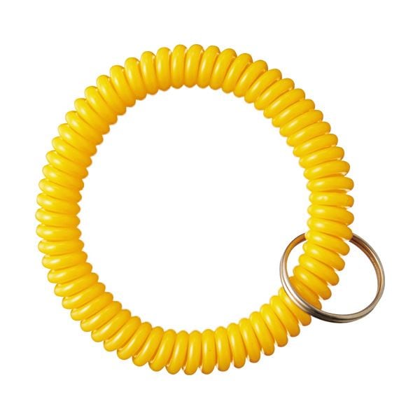 （まとめ） ティティメディカル キーリング 黄色1個 [x30セット]