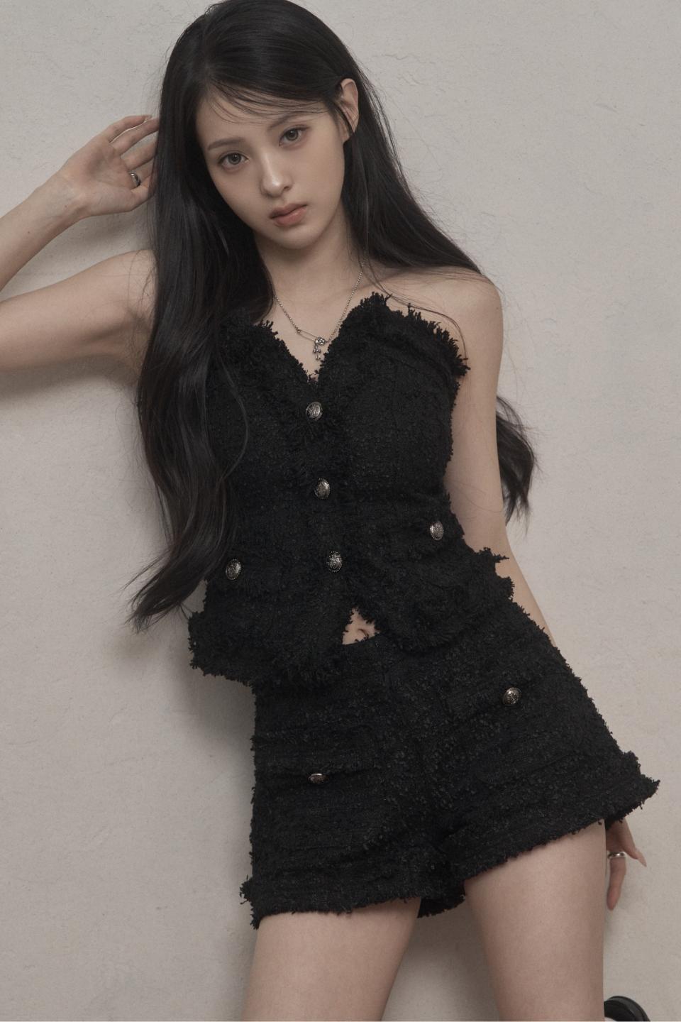 Qoo10 KHAKIPOINT ANTIQUE TWEED ショート丈