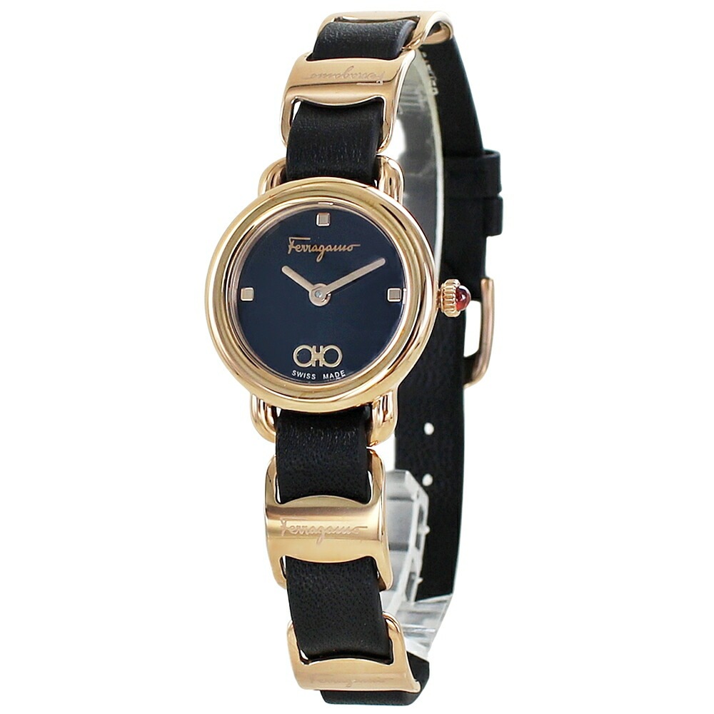 サルバトーレ フェラガモ 腕時計 手表 レディース 誕生日プレゼント 女性 黒 ブラック 革ベルト 時計 結婚記念日 妻 プレゼント 彼女 母 還暦祝い 記念日 お祝い 退職 ギフト 贈り物 ポイント