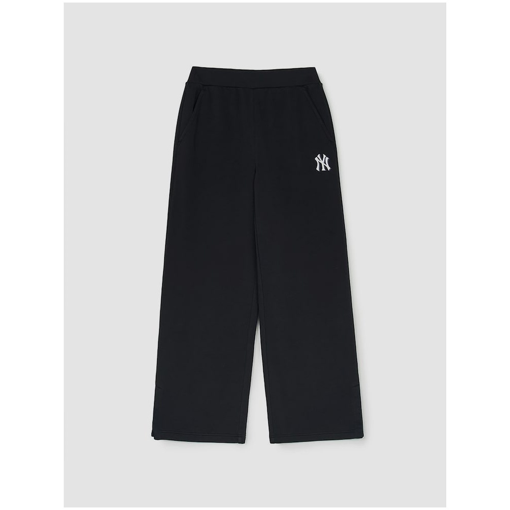 MLB レディースビンテージハイウエストワイドパンツ NY (ブラック) QHHC3FPTN0144-50BKS
