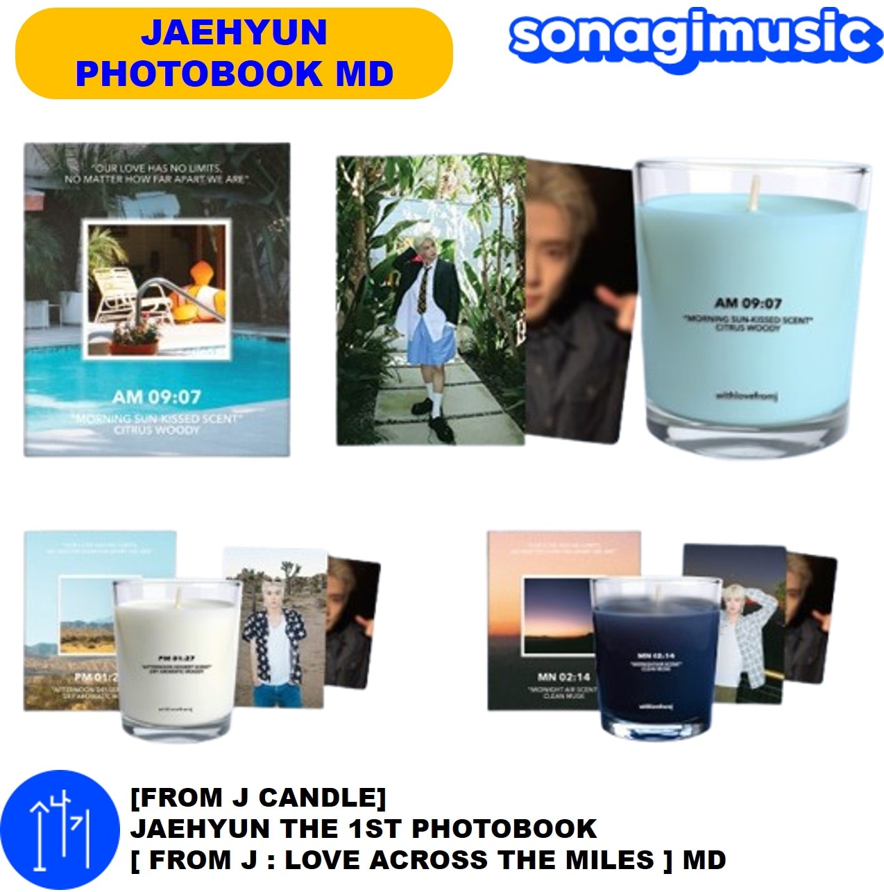 jaehyun ジェヒョン MD キャンドル JAEHYUN - FROM J Candle ['FROM J : LOVE ACROSS THE MILES