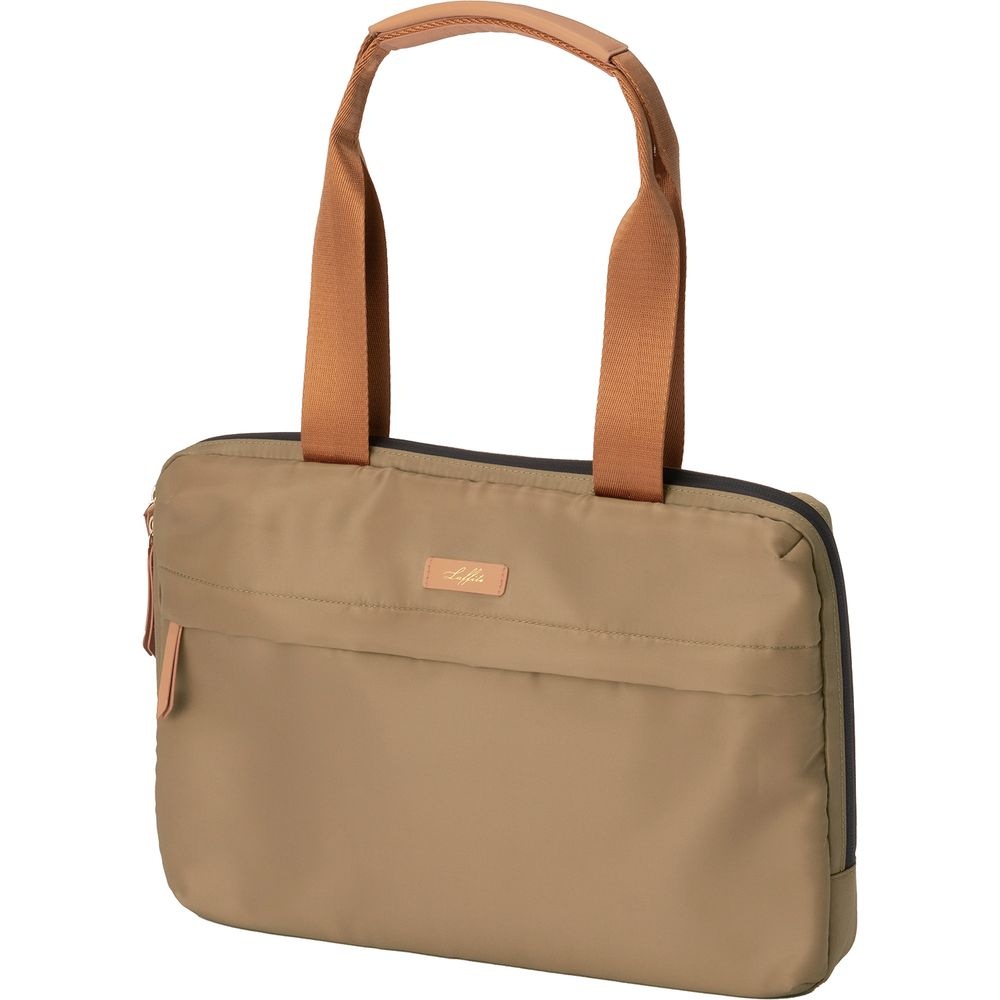 （まとめ買い）収納 Laffite キャリングPCケース 14インチPC対応 ベージュ LF001BE [x3]