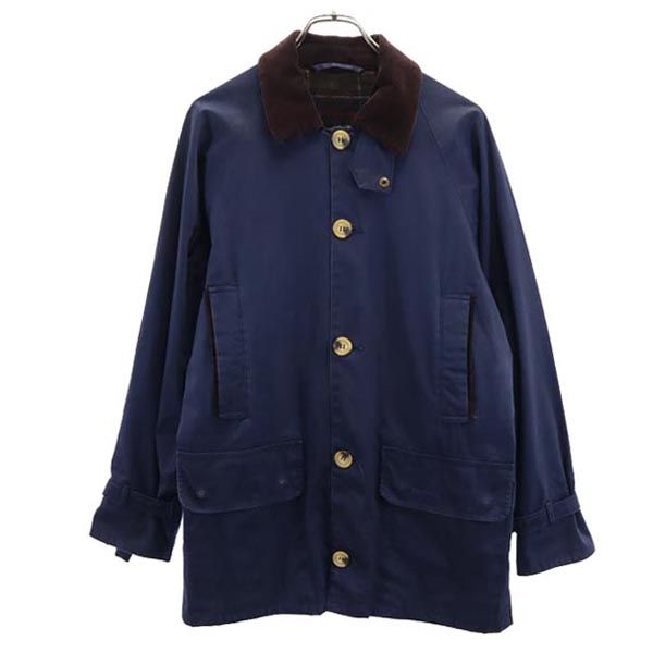長袖 ブルゾン S ネイビー 裏フリース メンズ