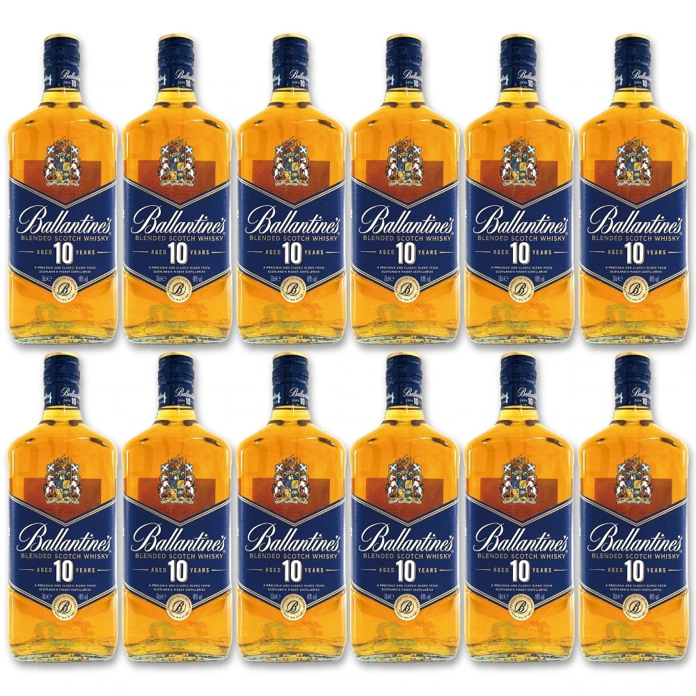 バランタイン 10年 700ml 12本セット 40％ ブレンデッド スコッチ ウイスキー 瓶 Ballantine’s 10 Year Old