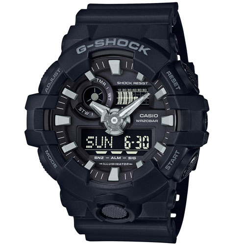 カシオ 【国内正規品】G-SHOCK(ジーショック) Gショック　デジアナ時計　メンズタイプ GA-700-1BJF