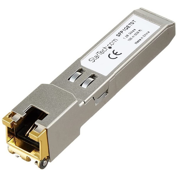 StarTech SFP1GETST SFPモジュール/Juniper製品SFP-1GE-T互換/1000BASE-T準拠 銅線トランシーバ