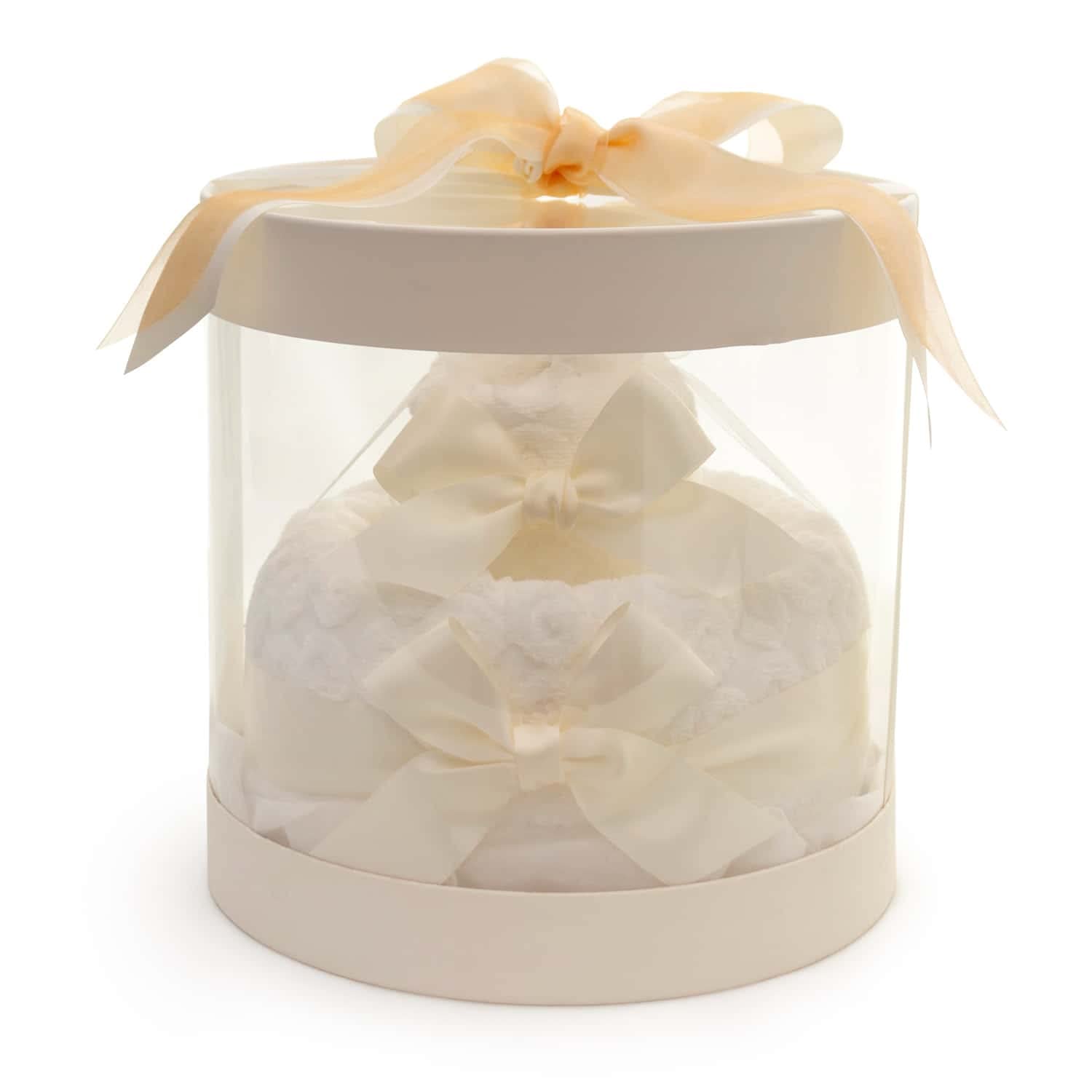 パジャマ屋 今治 タオルケーキ2段 ホールケーキ バスタオルとフェイスタオルとハンドタオル 5枚セット ギフトセット 結婚祝い 出産祝い