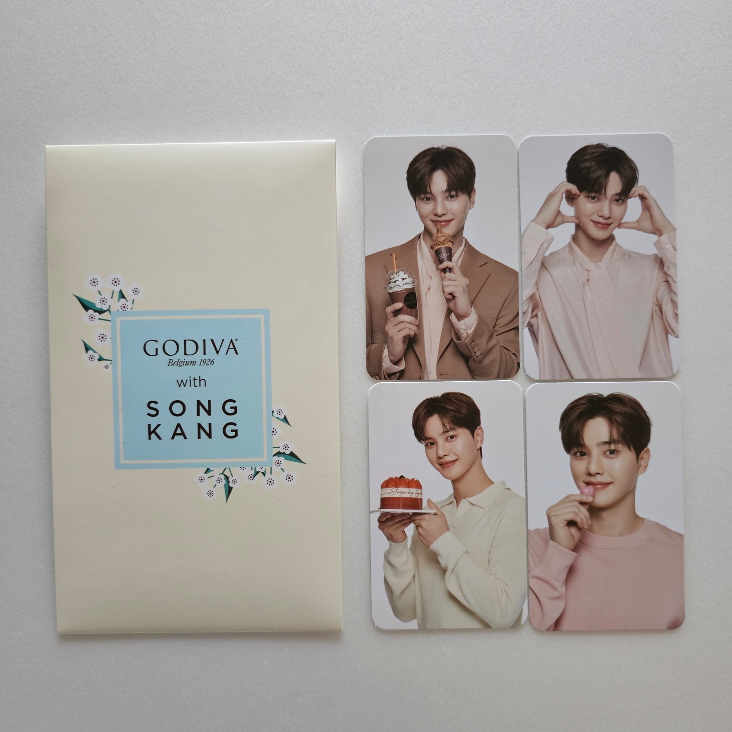 [公式] SONG KANG x GODIVA WHITE DAY SPECIAL Promotional PHOTOCARD FULL SET