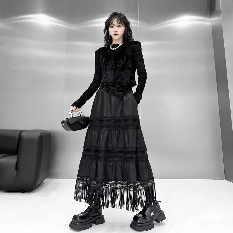 ロングスカート 半身浴 メッシュスカート 新作 スリム 上品 通勤 ゆったり 大きいサイズ 豊富 レディースロングスカート