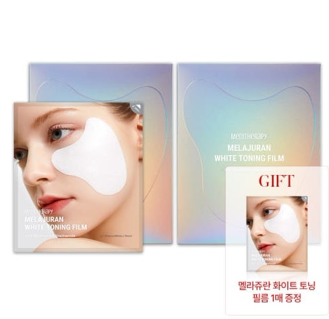 [1+1]メラジュランホワイトトーニングフィルム5枚+5枚+1枚//ホワイトパックアマスクパックアイパッチシミ・ジャブティケアスキンケアアイパッチ貼ると溶けるコラーゲン/マスクパック/韓国の人気芸能人