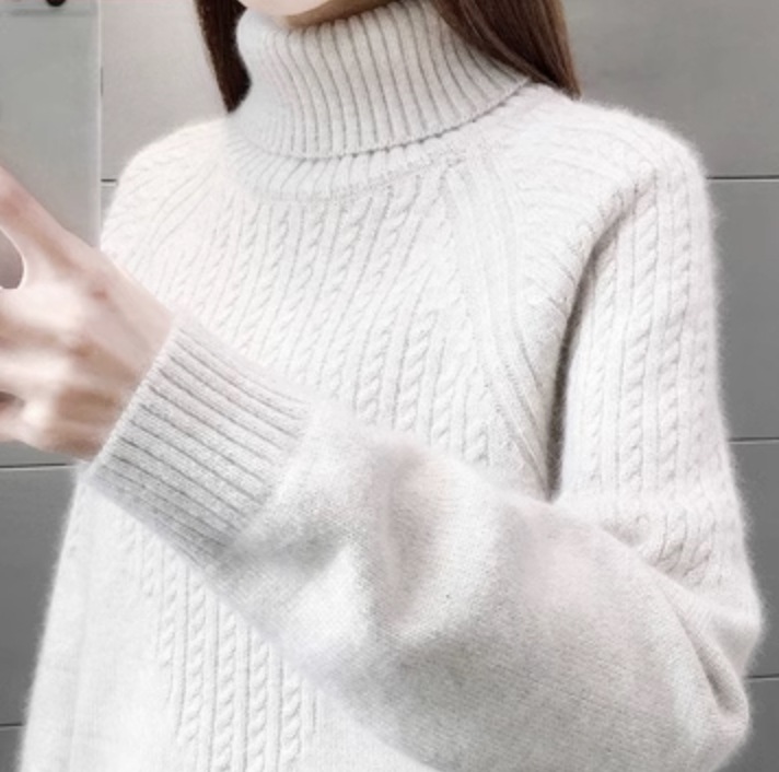 トップス ニットソー セーター 長袖 タートルネック かわいい 大人可愛い きれいめ シンプル カジュアル 大人 上品 おしゃれ お洒落 大人女子 こなれ感 個性的 主役級 存在感 美容師