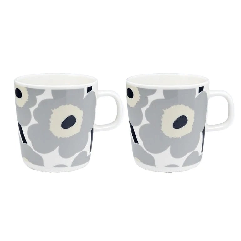 マグカップ コップ ペアセット 400ml ウニッコ MUKI グレー 73690 073690 195 洋食器 テーブルウェア 北欧食器 北欧デザイン