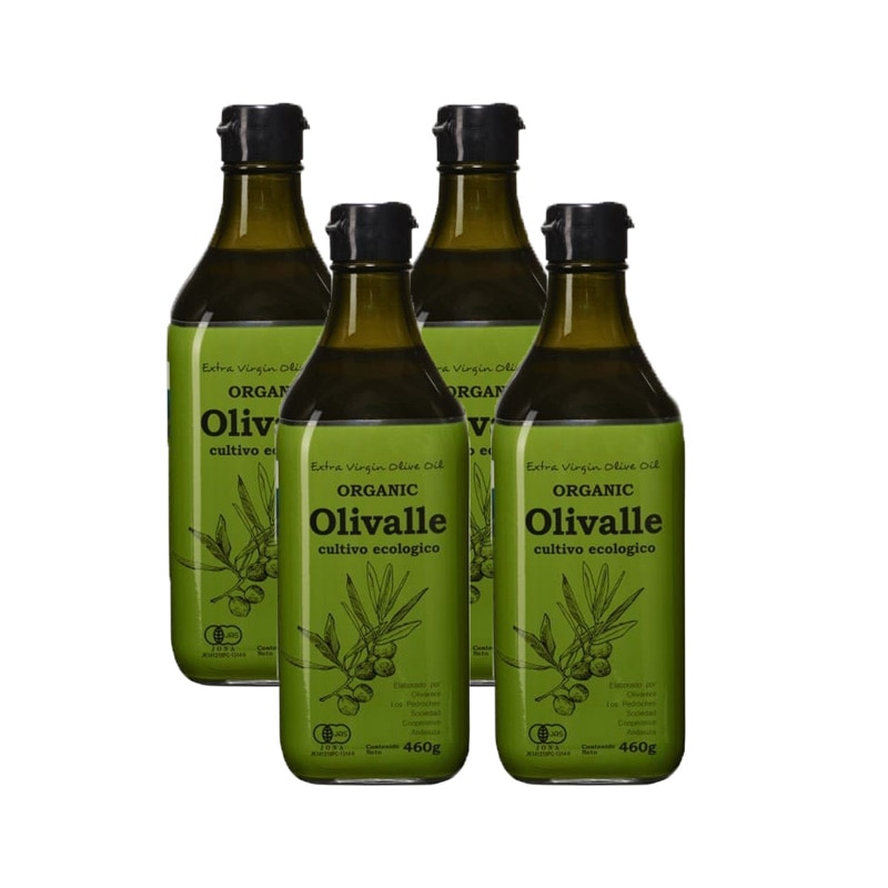 ムソーオーガニック 有機エクストラバージンオリーブオイル 460g 4本セット Olivalle 調味油 パスタ サラダ 6,582円