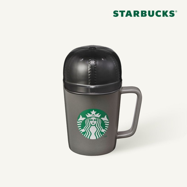 【starbucks】 スターバックス ニューエラ グレー キャップ マグ 355ml 韓国スタバ
