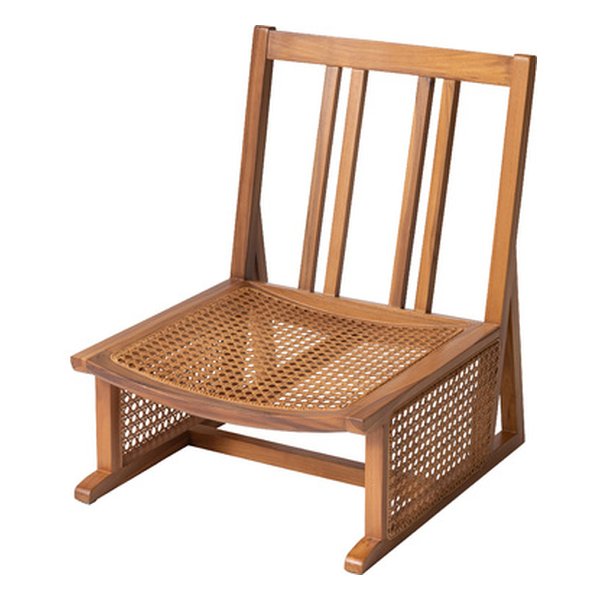 フロアチェア ナチュラル 幅42×奥行き48.5×高さ56×座面高25.5cm NRS-426