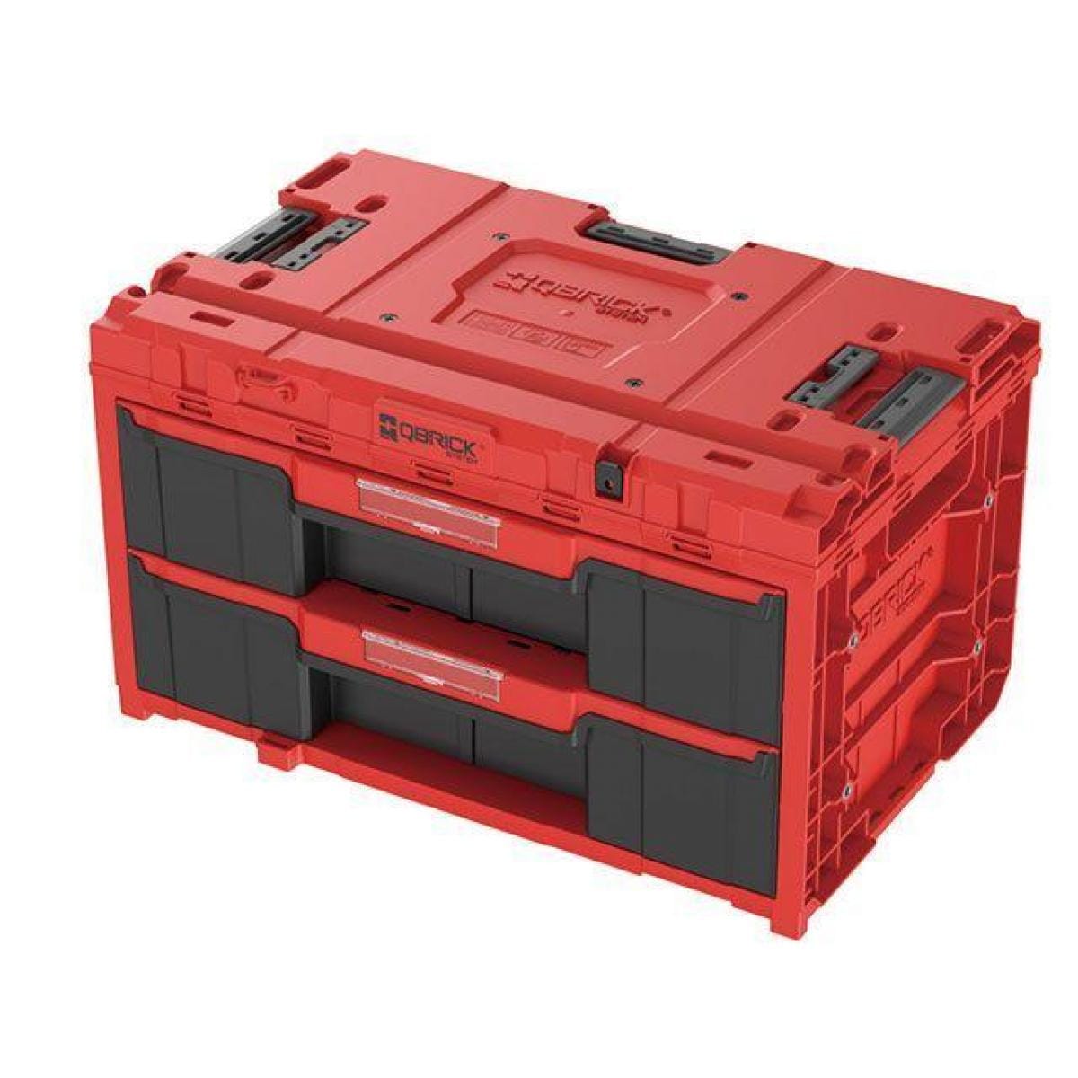 キューブリック QBRICK 超耐久IP66 2段引出し ツールボックス 容量14.5Lx2段 SKRQONED2CZEPG003 QS1 工具収納 工具 入れ ボックス