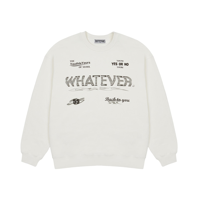 [TXT スビン 着用] Y3 WHATEVER SWEATSHIRT 韓国 アイドル レディース メンズ 秋 冬 大きいサイズ tomorrow x together