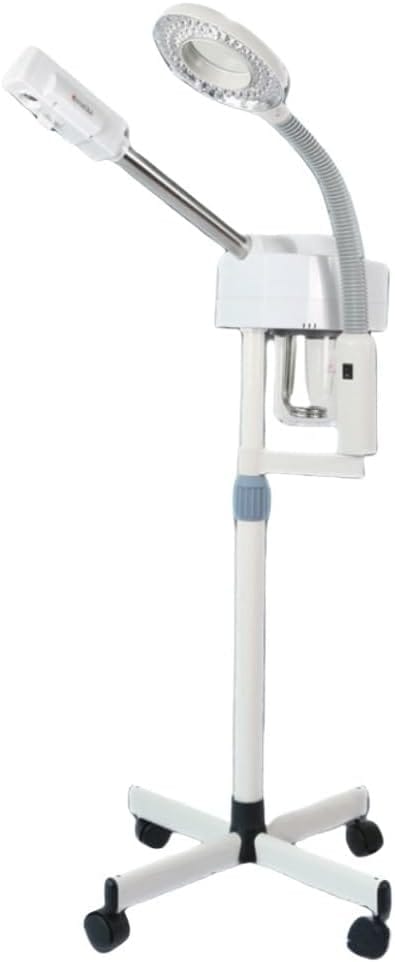 Vifxucy2 in 1フェイシャルビューティースチーマー拡大ランプ付きフェイ