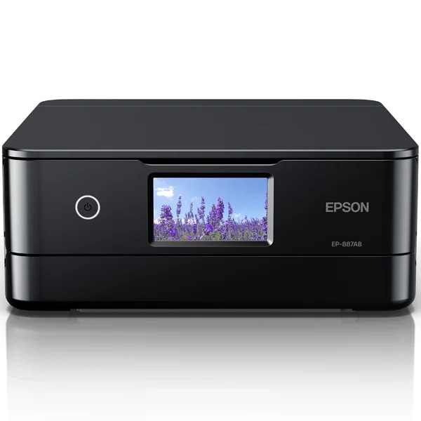 EP-887AB (ブラック) A4カラーインクジェット複合機 カラリオ コンパクトデザイン Wi-Fi 自動両面印刷
