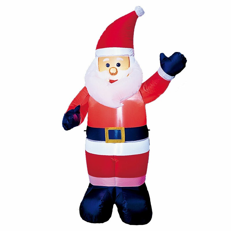 150cm インフレータブルサンタ 【 イルミネーションライト 電飾 装飾 店先 店舗 入り口 クリスマスパーティー クリスマス飾り パーティーグッズ エアーブロー 雑貨 デコレーション エアブロー 8,491円