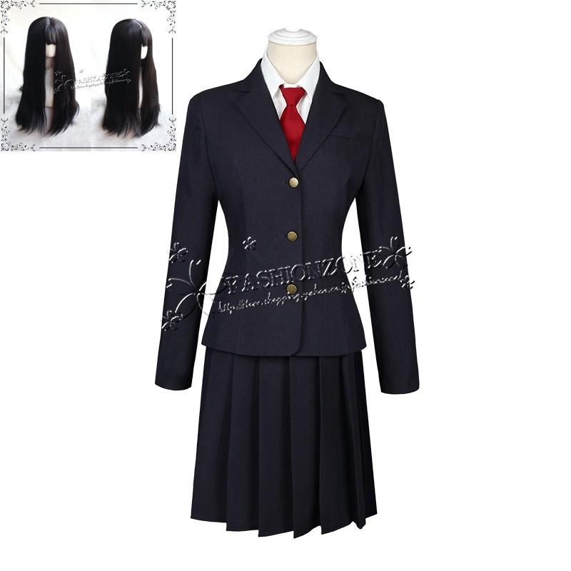 IdentityV 第五人格風 夢の女巫 イドーラ 川上富江 制服 コスプレ衣装 ウイッグ ハロウィン 変装 仮装 コスチューム cosplay イベント クリスマス