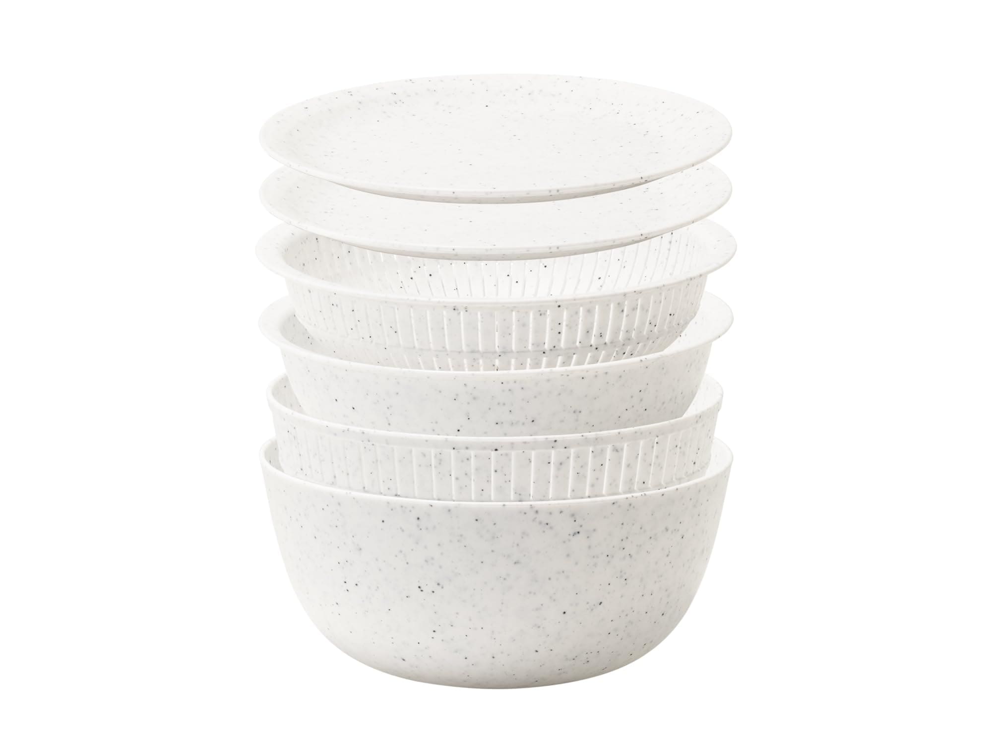 即日発送 ライクイット (like-it) ざる ボウル 電子レンジ対応 Colander＆Bowl 米とぎにも使える ザルとボール ストーン 6点セット 日本製 水切り 湯切り可能 耐熱ボウル 4,353円