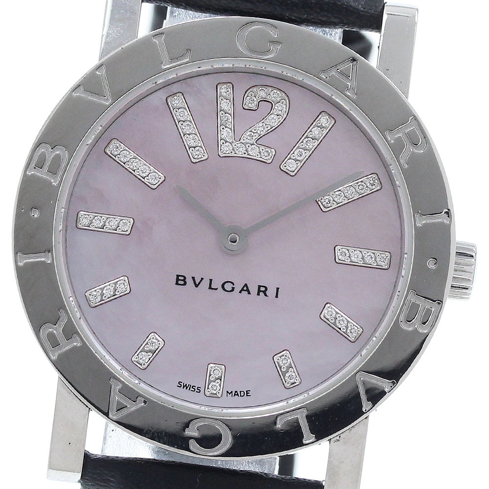 ブルガリ BVLGARI BB33SL ブルガリブルガリ ダイヤインデックス クォーツ ボーイズ _942409【中古】