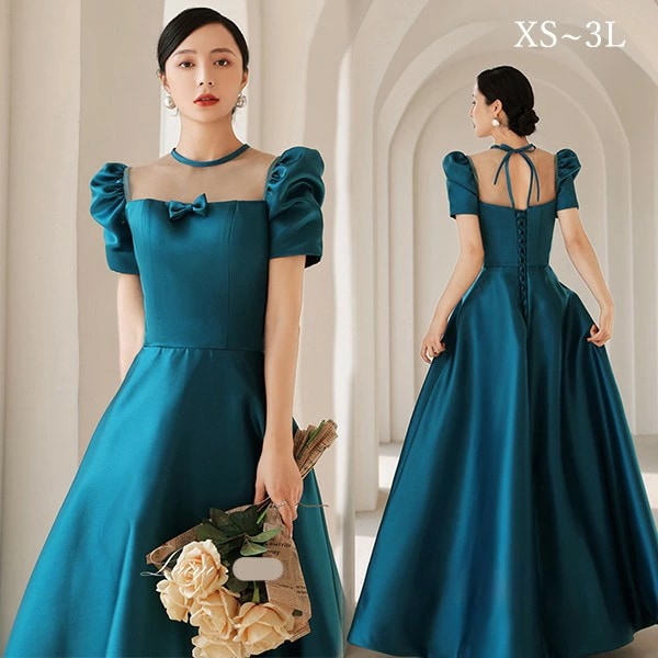 新品登場 ドレス 大人 ピアノ 発表会 パーテイードレス ブラックドレス 大きいサイズ 小さいサイズ 演奏会 結婚式 母親 演奏会用ドレス ロング 黒 披露宴 レディース 演奏会ドレス ピアノ発表会 9,395円