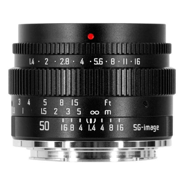 SG-image SG 50mm F1.4 MFT C ブラック 中望遠レンズ(マイクロフォーサーズマウント)
