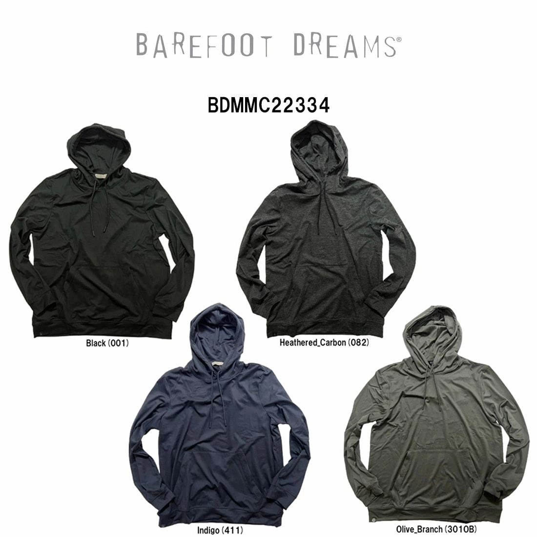 BAREFOOT DREAMS フーディー パーカー プルオーバー マリブコレクション バターシック ポケット ルームウェア メンズ BDMMC22334