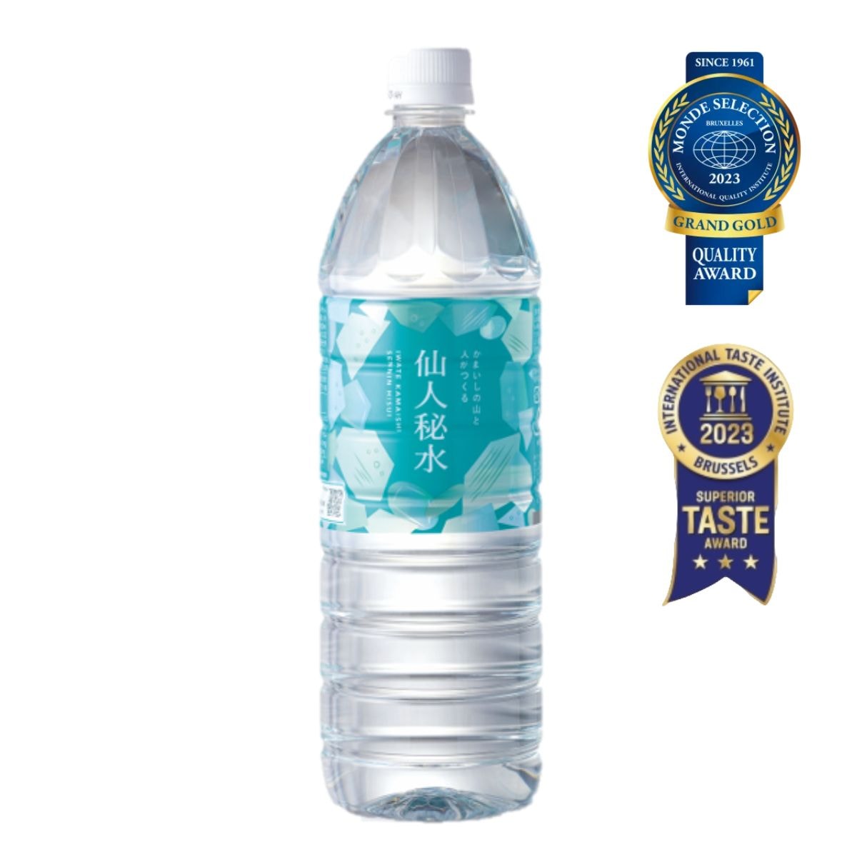 岩手の名水 仙人秘水 1,100ml×12本【4ケース】希少な弱アルカリ性のナチュラルミネラルウォーター 岩手県釜石鉱山の鉱泉水 湧き水をボトリング まろやかな軟水 国産 日本製 水分補給 暑さ対策