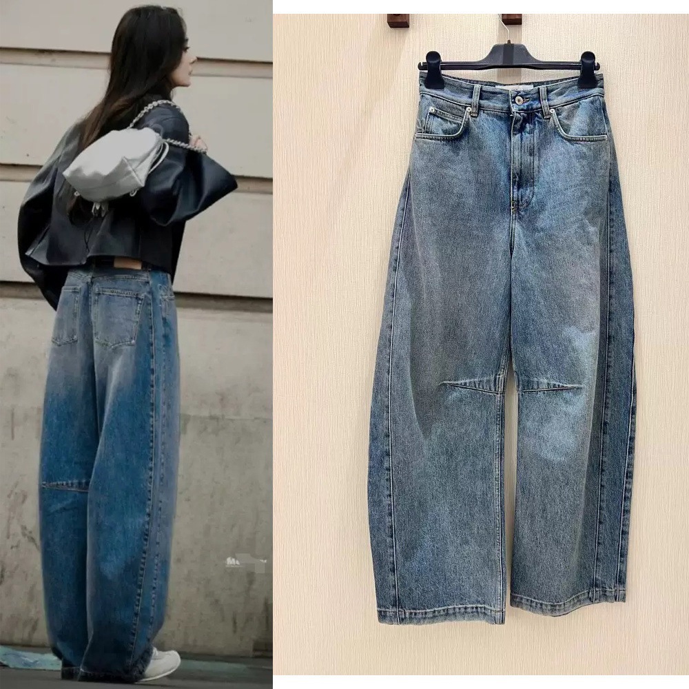 南洋ハイバージョンパワースター同じスタイルニッチデザインプリントシミタージーンズズボン25新作パンツ