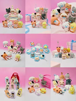 zeroni  PARTY　 ハニニ　4点セット ベビーぬいぐるみ ZEROBASEONE zeroni Home Party Plush Band – LINE FRIENDS_US