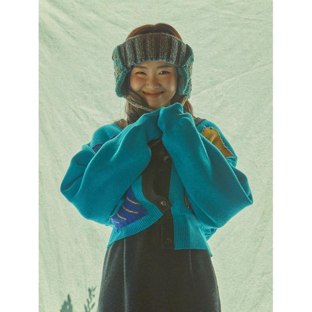 MISU A BARBE 2020 AW warmy ear muff mint