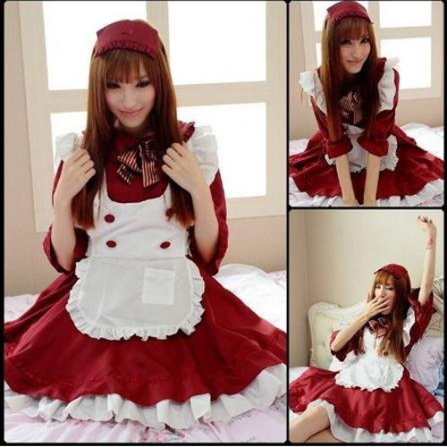 完成】血のり加工 メイド服