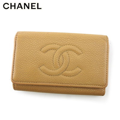 極美品✨CHANEL キャビアスキン 6連キーケース ココマーク ブラック