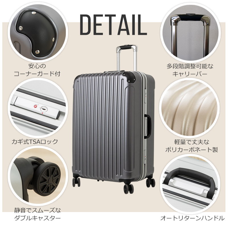 スーツケース Mサイズ　キャリーケース キャリーバッグ 軽量 安い 機内持ち込み　中型　051