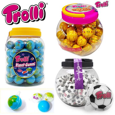 カタログギフトも! トローリ 地球グミ サッカーボールグミ Trolli 2