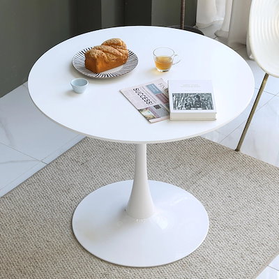 [Qoo10] 丸テーブル ダイニングテーブル 幅60c : 家具・インテリア
