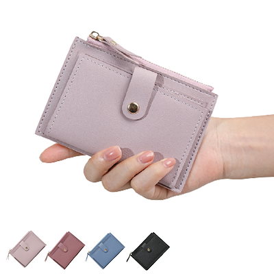 [Qoo10] 二つ折り財布 ミニ財布 レディース 薄型 : バッグ・雑貨